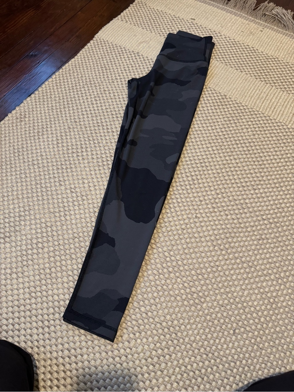 aerie Black & Charcoal Camo Leggings